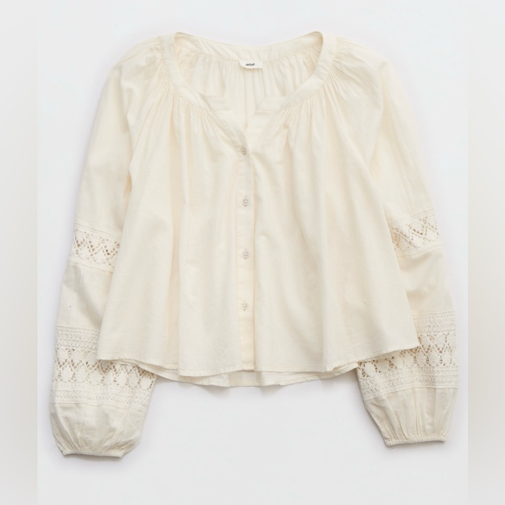 NWT! AERIE BOHO CROCHET TOP